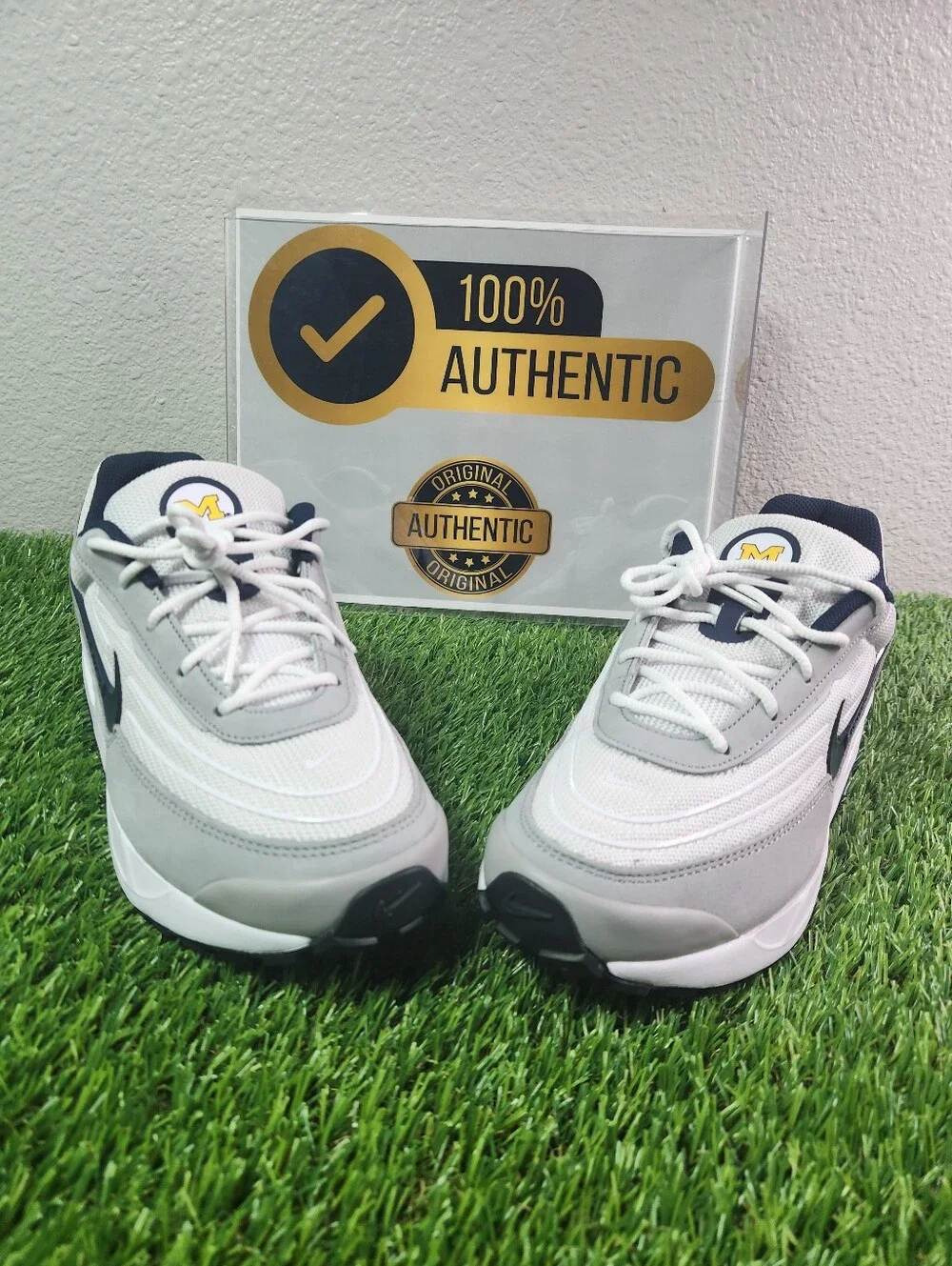 Nike University Michigan Air Max Verse Shoes Sz 7 M / 8.5 W New IB3222-100
